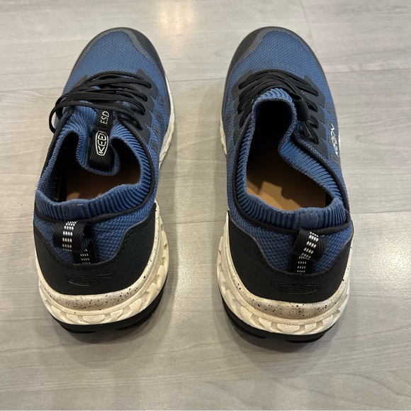 KEEN ESD Utility Men's Arvada Shift Composite Toe  Work Shoes Sz 9.5D Blue/White - Picture 5 of 9